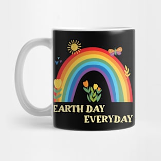 Earth Day Everyday Rainbow Mug